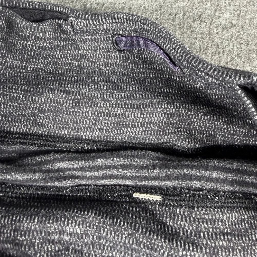 Lululemon  Women's Size 8 Speed Tight Leggings Ruched Heathered Gray Pockets